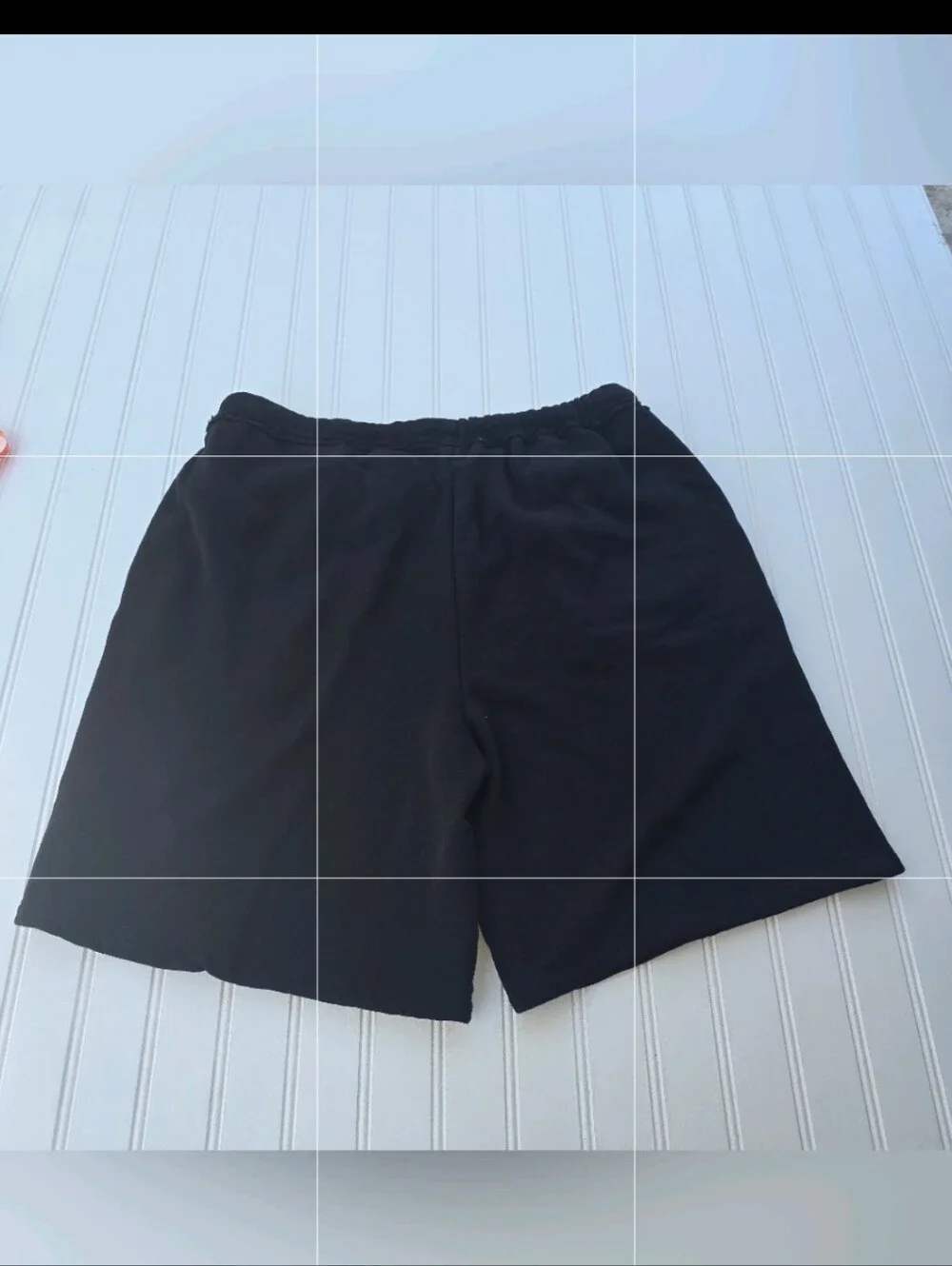 Eileen Fisher Organic Cotton Terry Loungewear Shorts Black Size Large (L/G) I